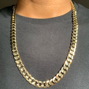 14K Stamped Curb Link Chain